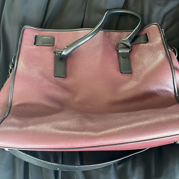 Michael Kors all leather sat satchel - Picture 4 of 6